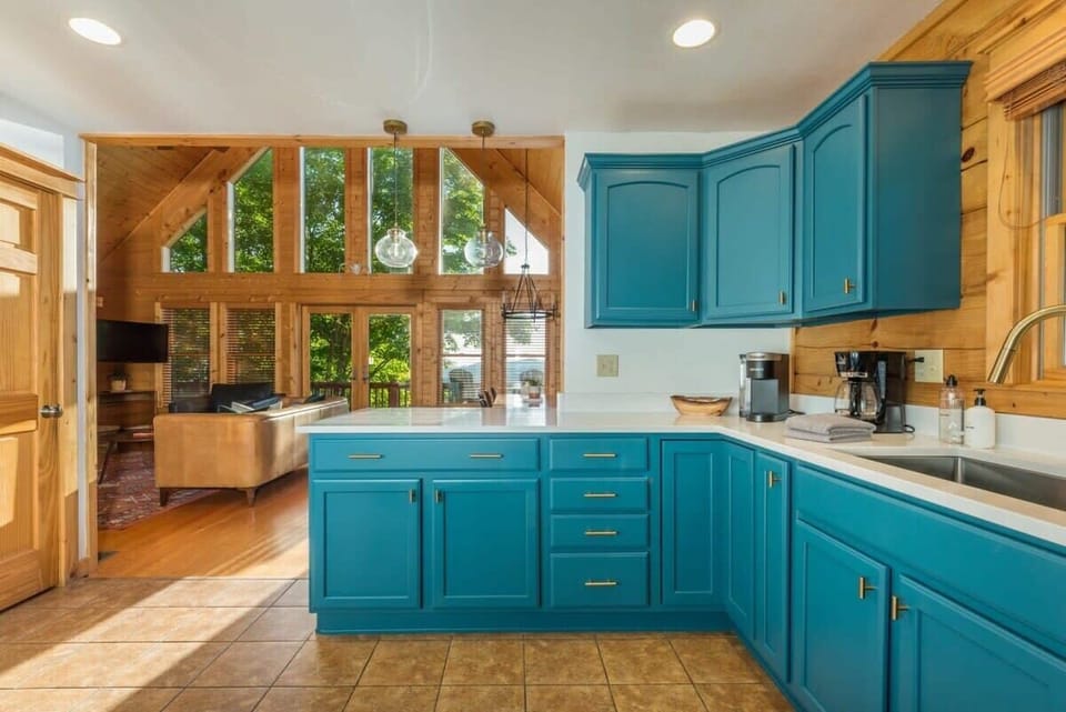 Cabin 1 - Our kitchen is fully equipped for your stay!