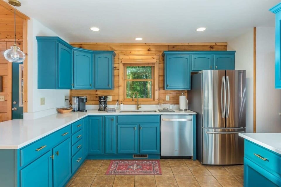 Cabin 1 - Our kitchen is fully equipped for your stay!