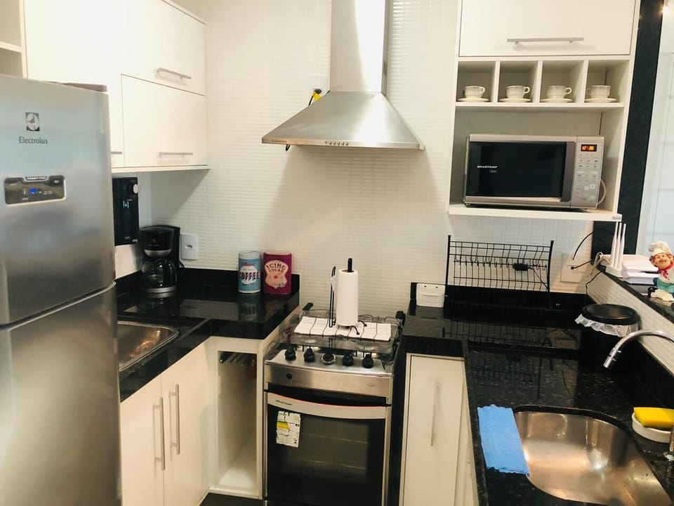 Apartment | Private kitchen | Fridge, microwave, coffee/tea maker, blender