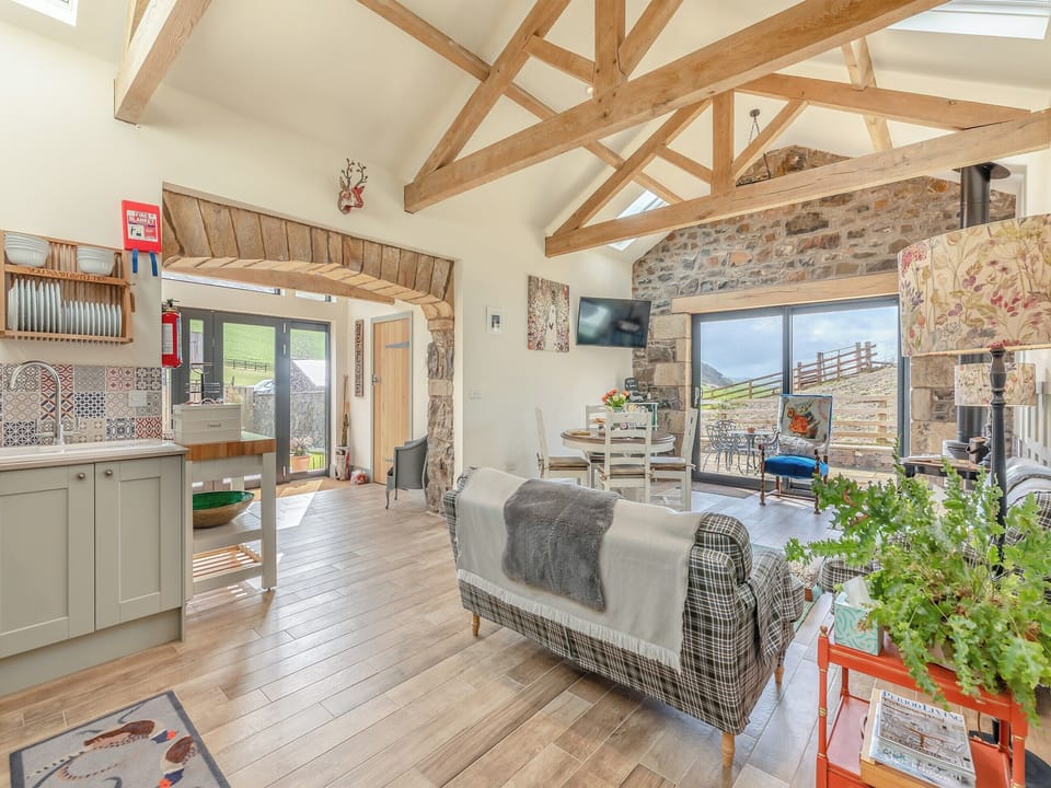 Open plan living space | The Hemmel - Old Mill Holidays, West Moneylaws, near Cornhill-upon-Tweed