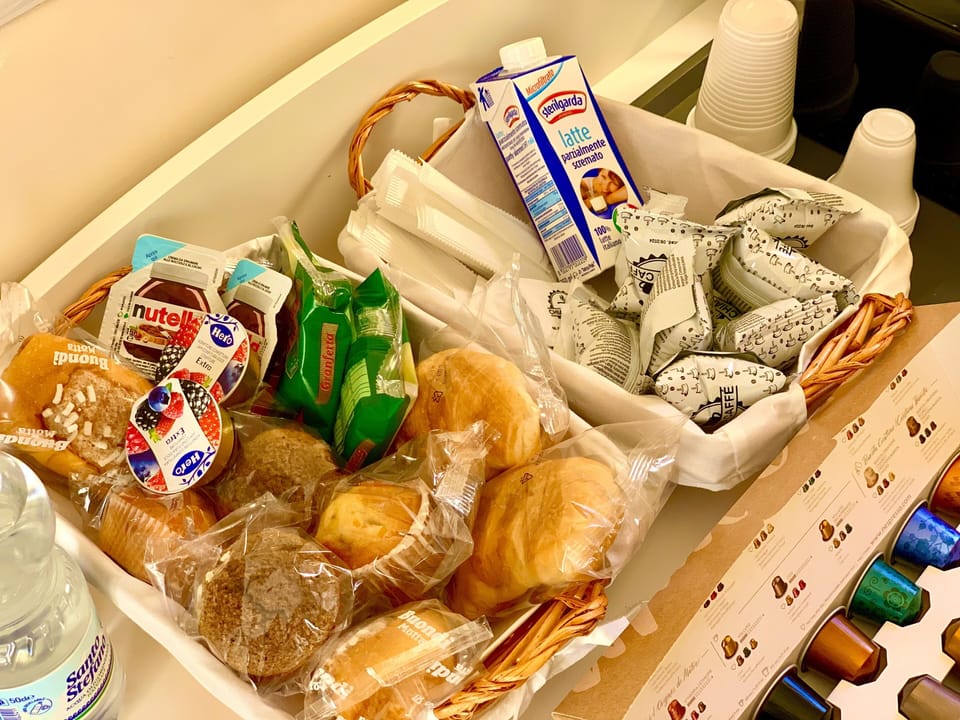 Daily to-go breakfast for a fee