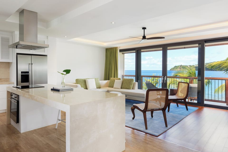 Penthouse, Multiple Beds (Cabrits) | 1 bedroom, Egyptian cotton sheets, premium bedding, down comforters