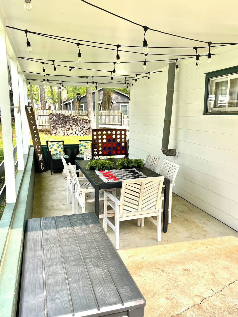 Covered outdoor space 