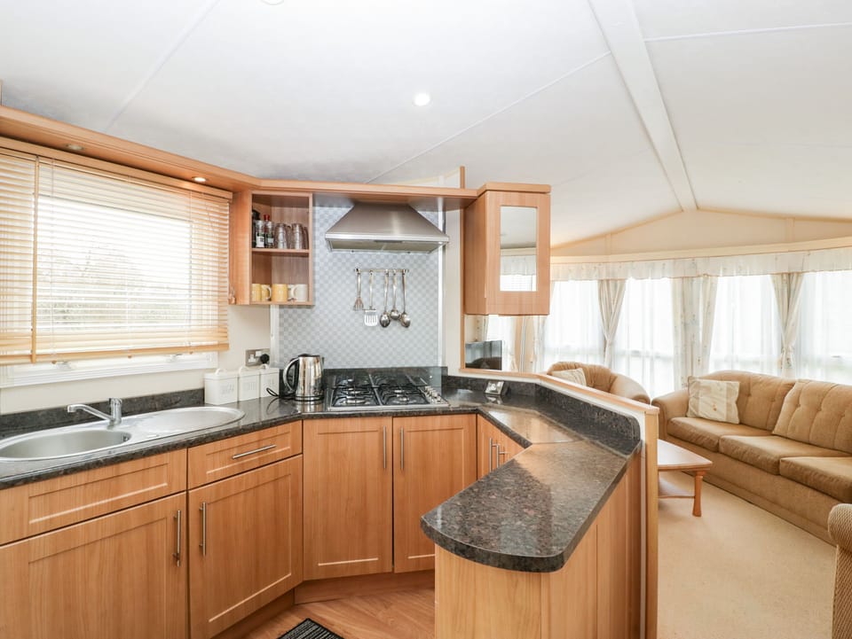 Fridge, dishwasher, electric kettle, toaster