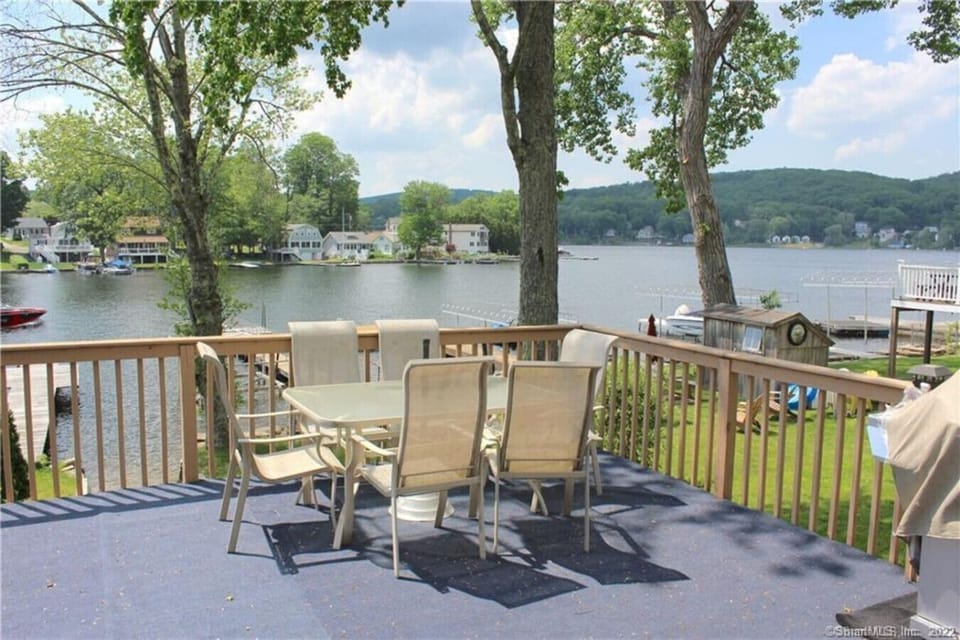 Spacious Main Deck and Lake Views
