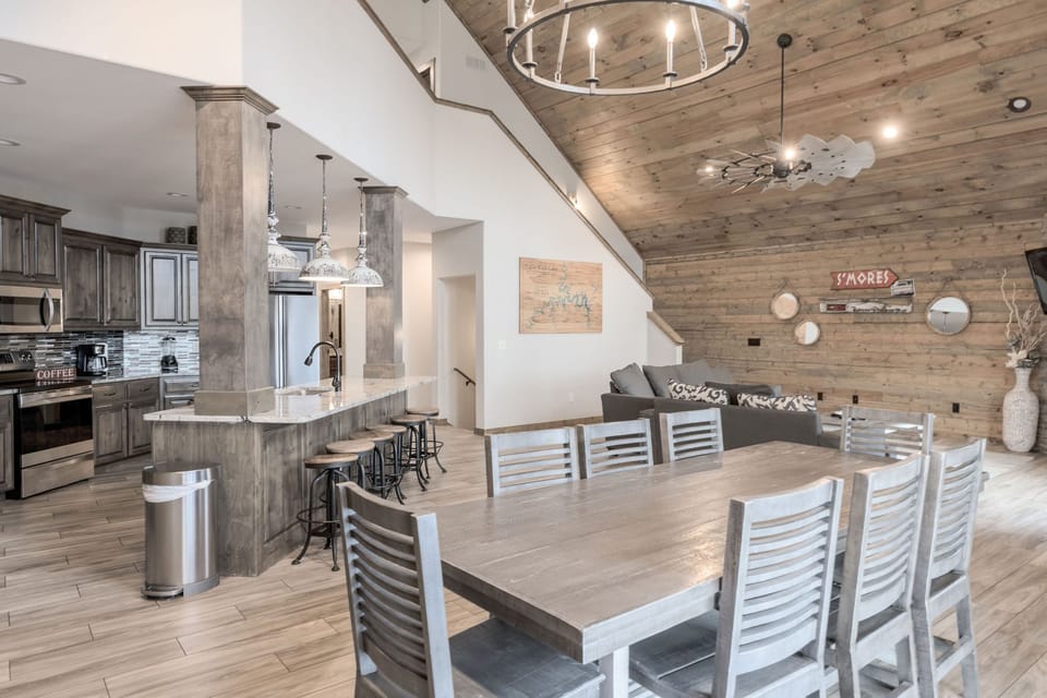 Additional seating at the counter