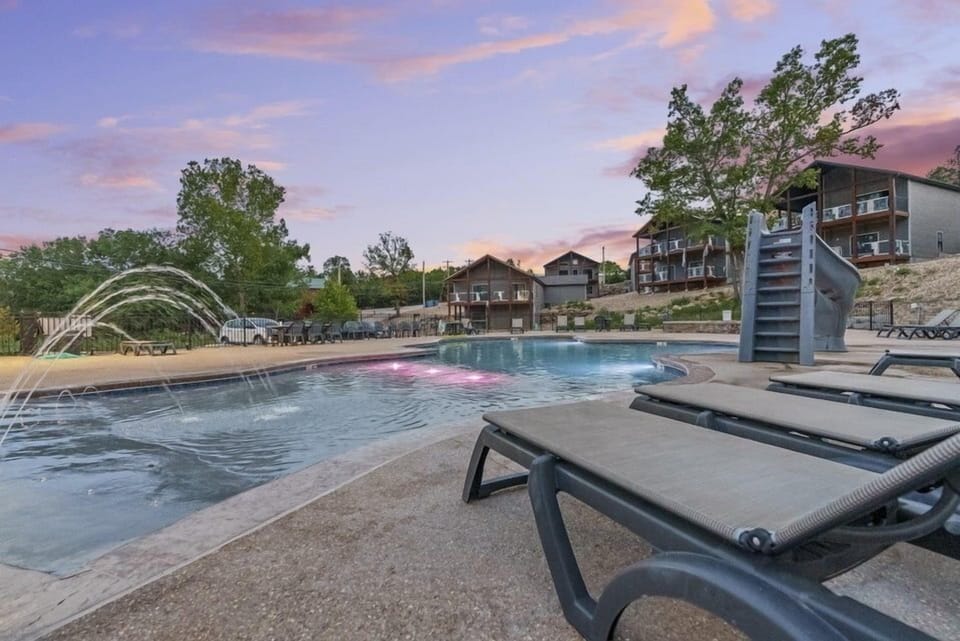 Resort salt water pool