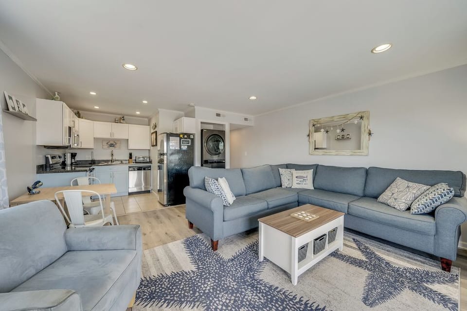 Sink into the cozy sleeper sofa after a fun-filled beach day.