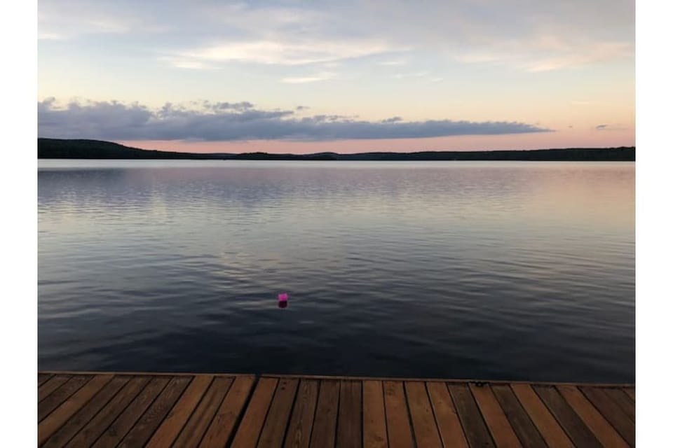 View from the dock at Young's Golf Complex, throw the clubs on the boat!