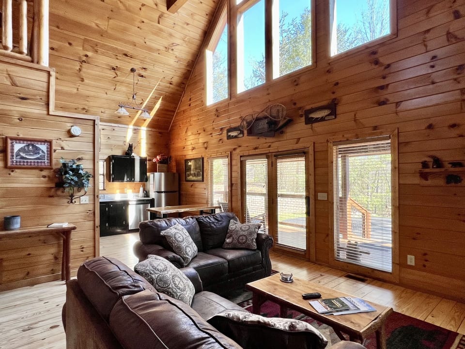 Main level living & kitchen