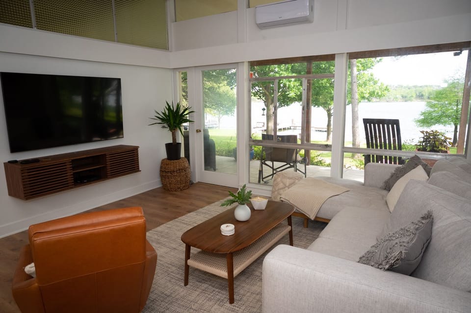 Media room space with Smart TV