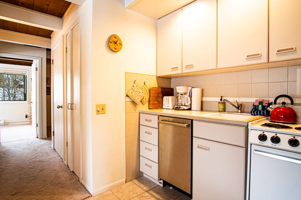 Fridge, Dishwasher, Stove & Microwave in Pantry Space