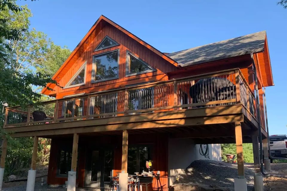 View from back of house 