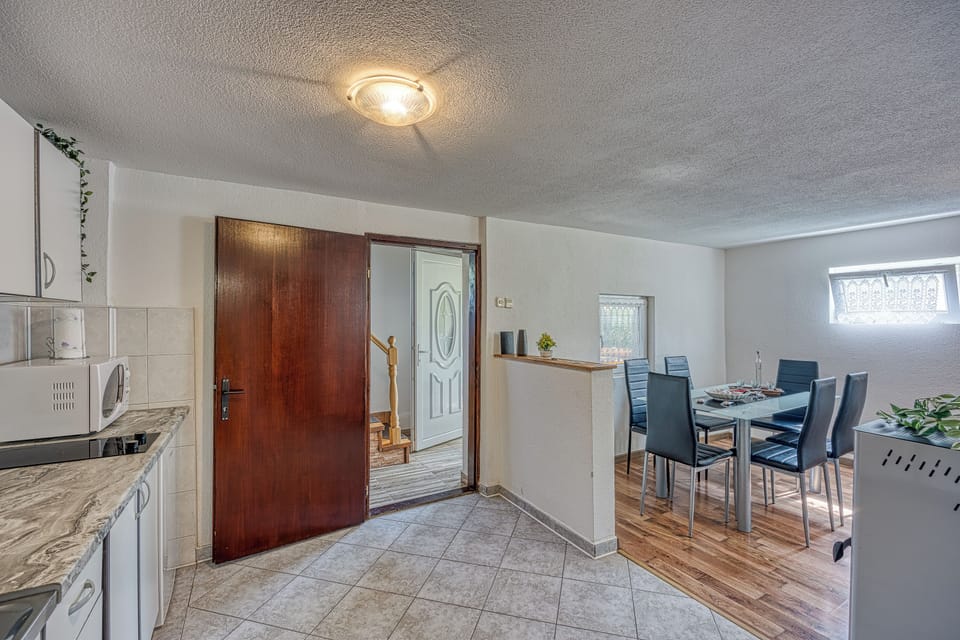Kitchen and dining area