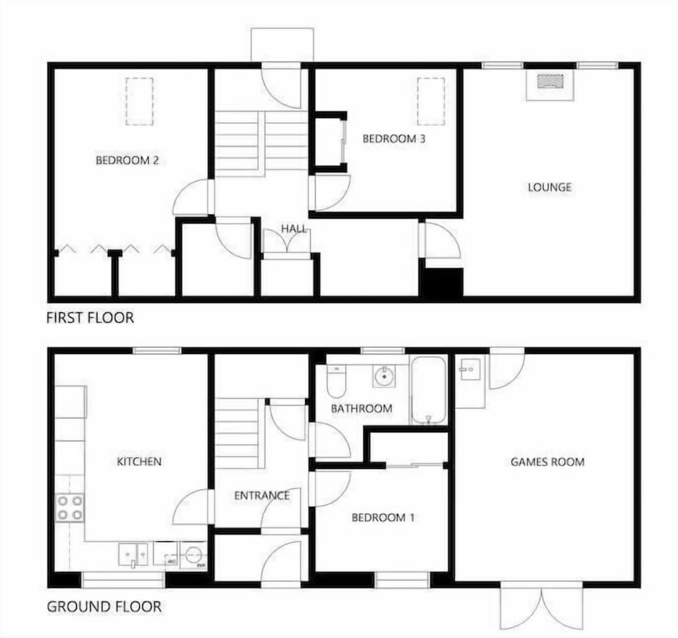 Floor layout of the property