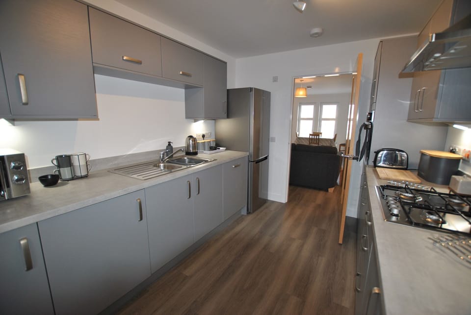 Prepare delicious, local food in the well sized kitchen
