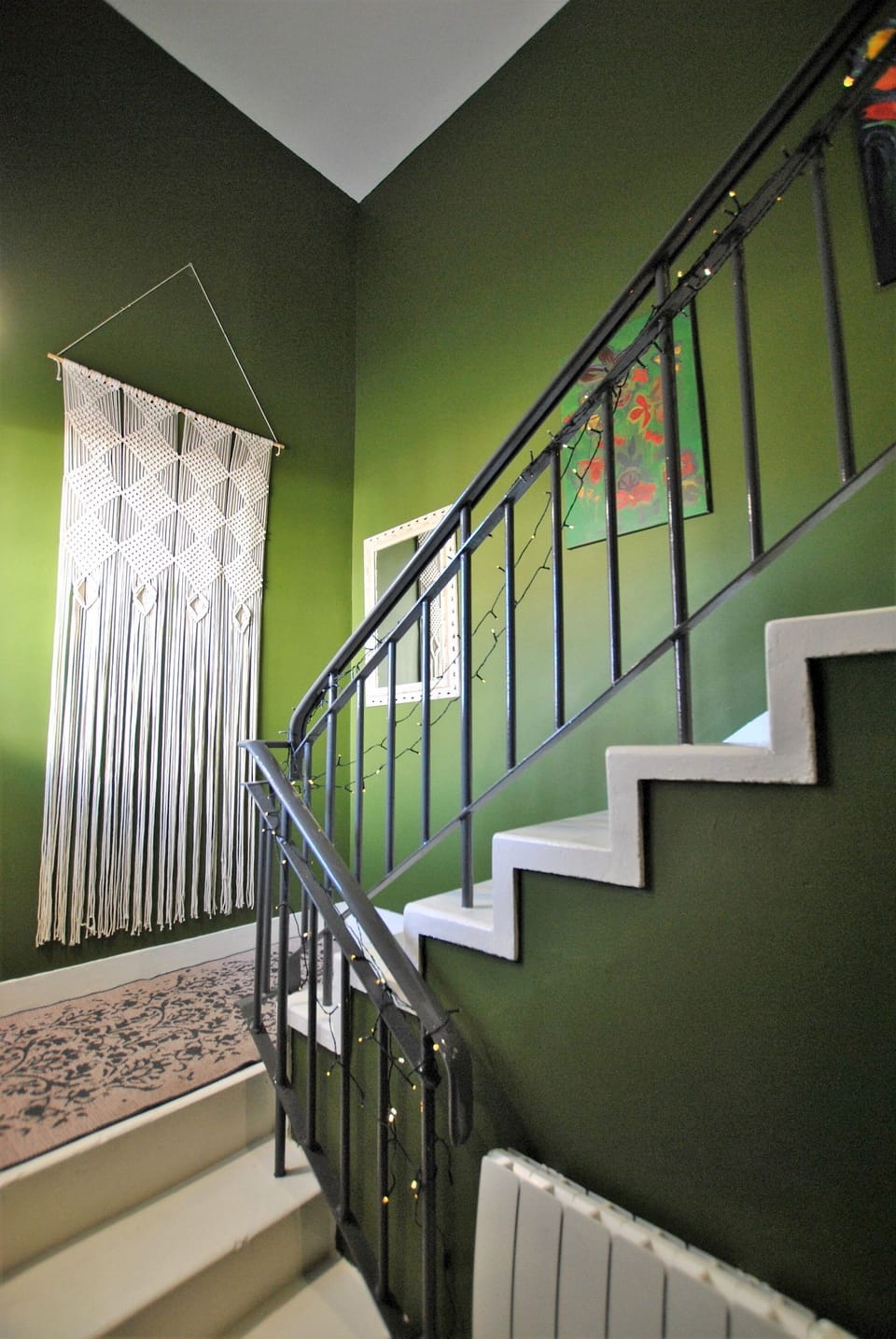 The style of the home is evident as soon as you step in the entrance