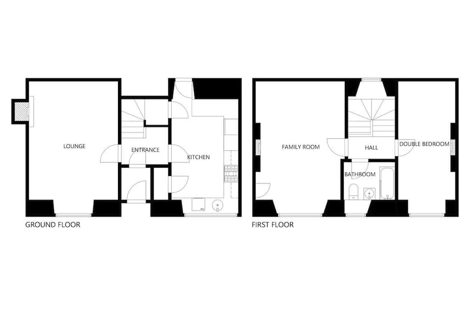 Floor layout of unit