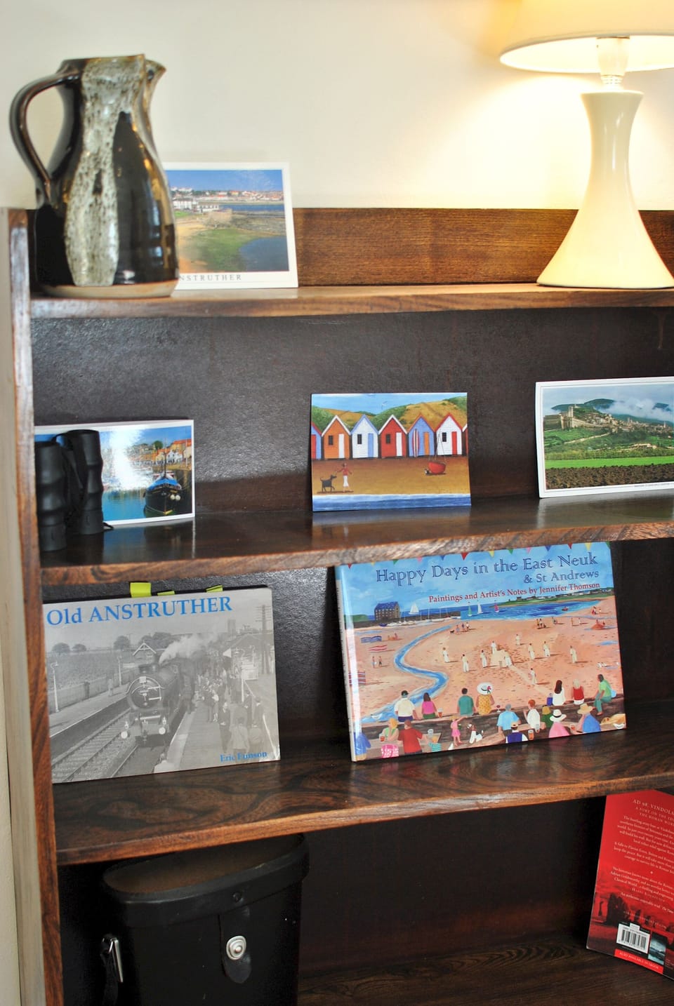 Relax at the window seat to read a book about Anstruther