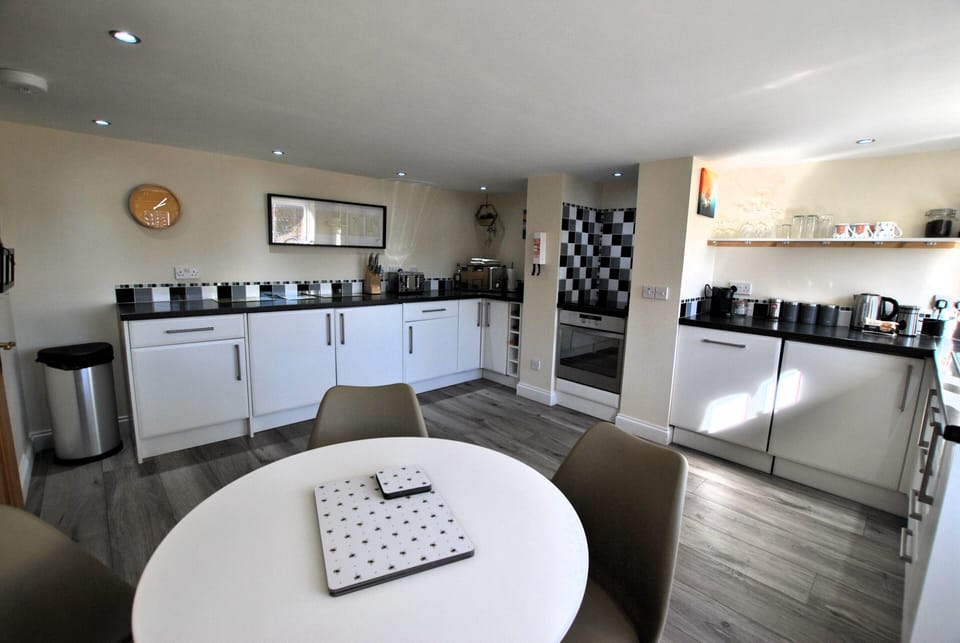 The kitchen is well-equipped for a self-catering stay