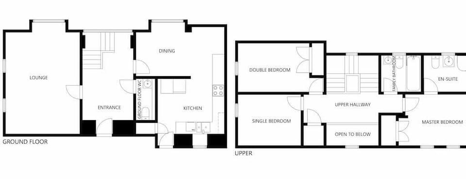 Floor layout of the property