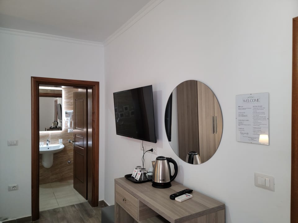 Standard Double Room, 1 Queen Bed, Balcony | Premium bedding, down comforters, desk, blackout drapes