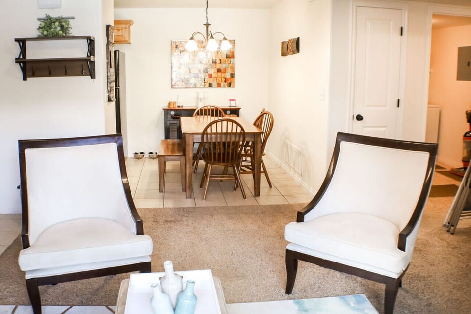 Living and dining area