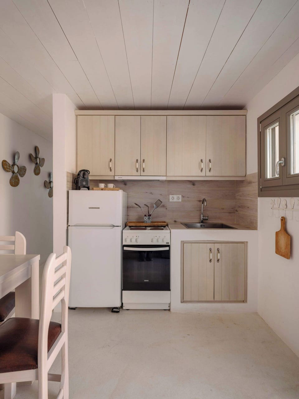 Bright, airy kitchen space with everything you need for a comfortable stay