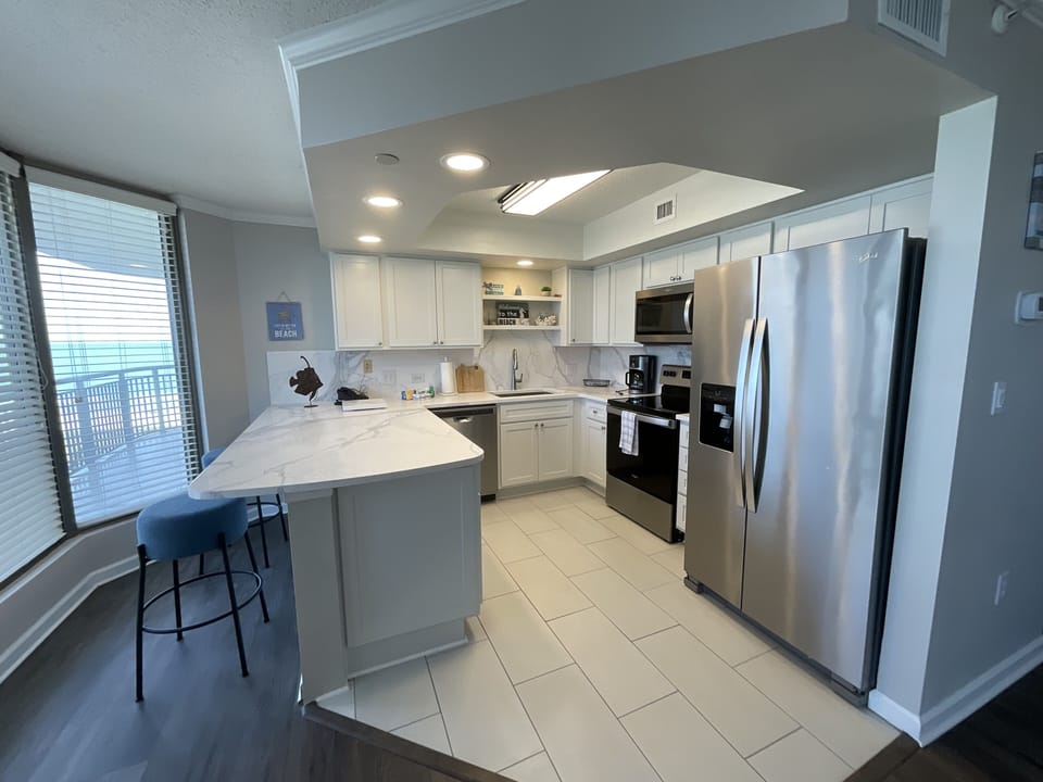 Condo, 2 Bedrooms | Private kitchen | Coffee/tea maker, fridge, oven, toaster