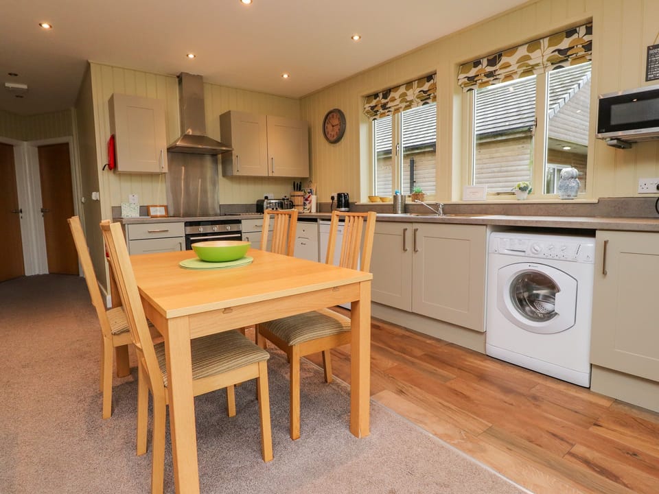 Fridge, dishwasher, electric kettle, toaster