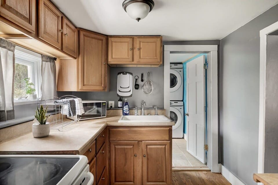 Fully stocked kitchen