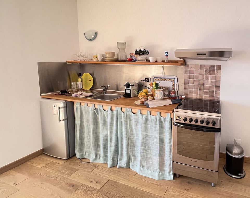 The kitchenette