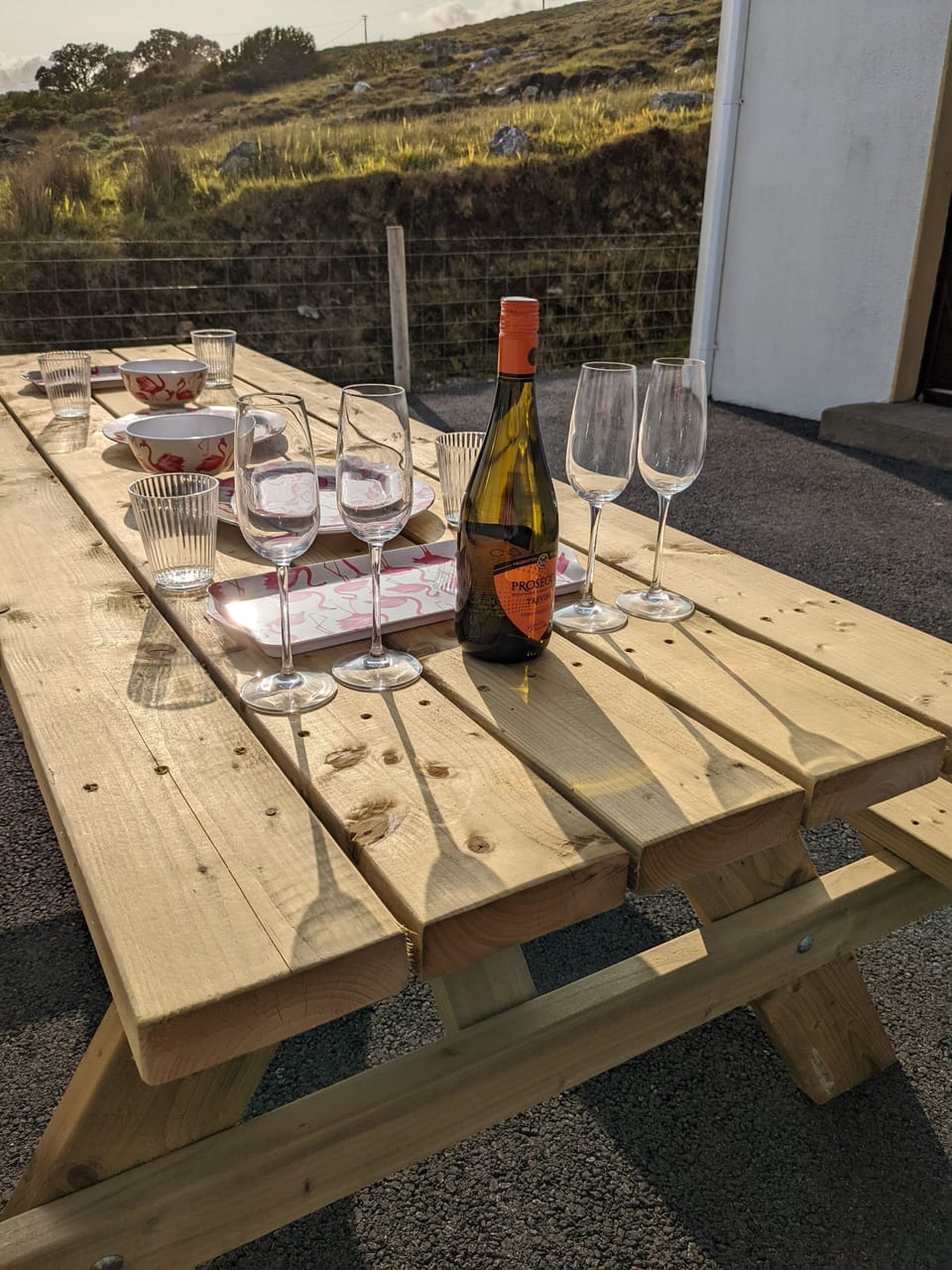 Outdoor seating area 