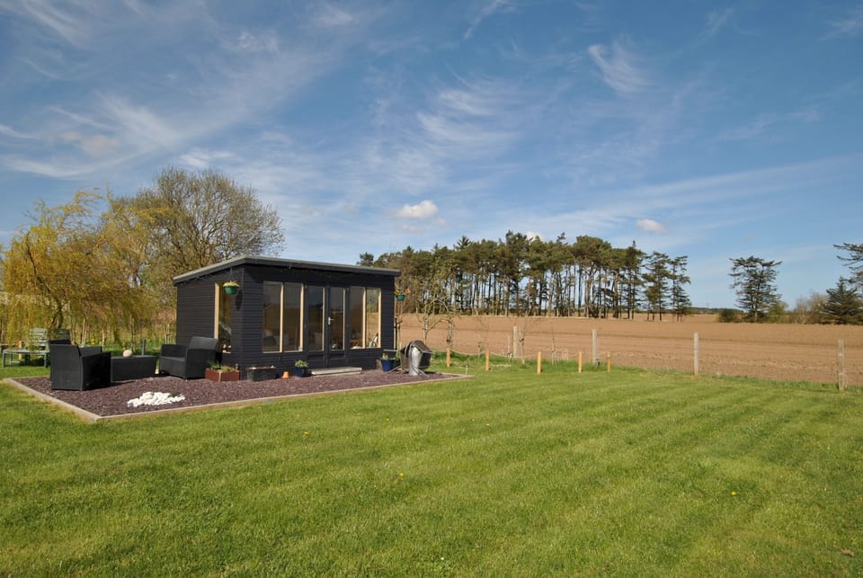 Enjoy views from the summerhouse