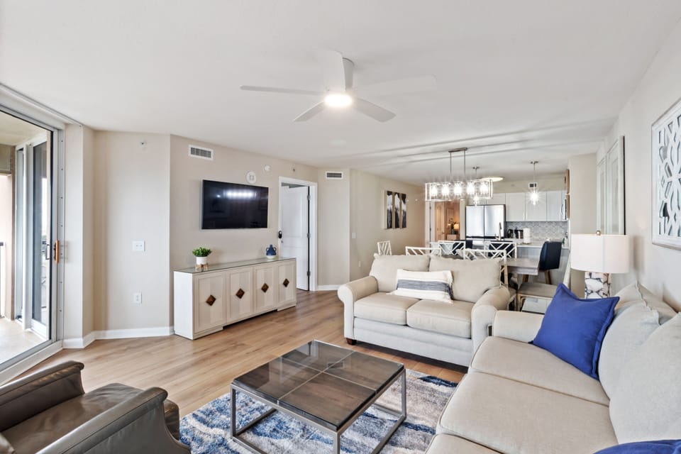 Relax in your bright, open living space with plush seating, modern amenities, and seamless flow to the gourmet kitchen.