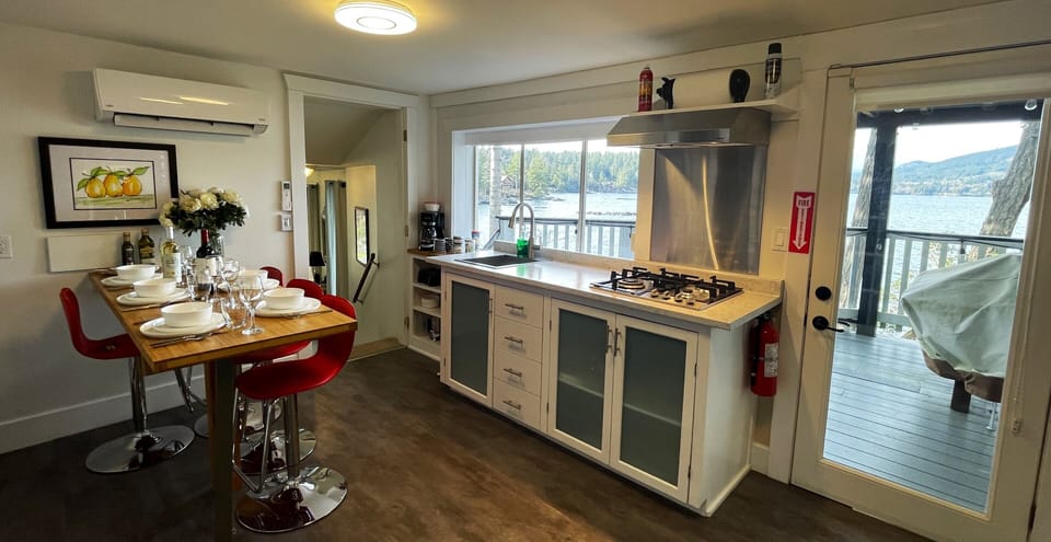 Kitchen with Ocean View