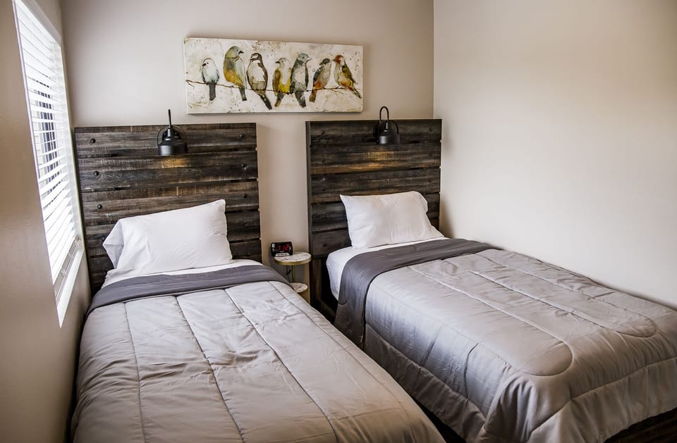 Two XL Twin beds