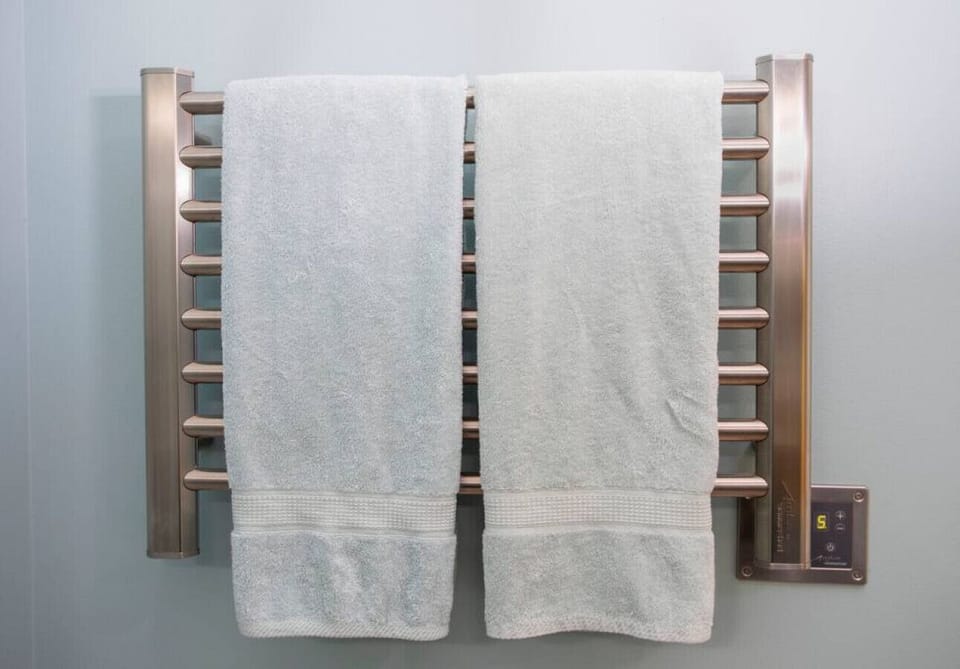 Mater Bathroom- Heated Towels