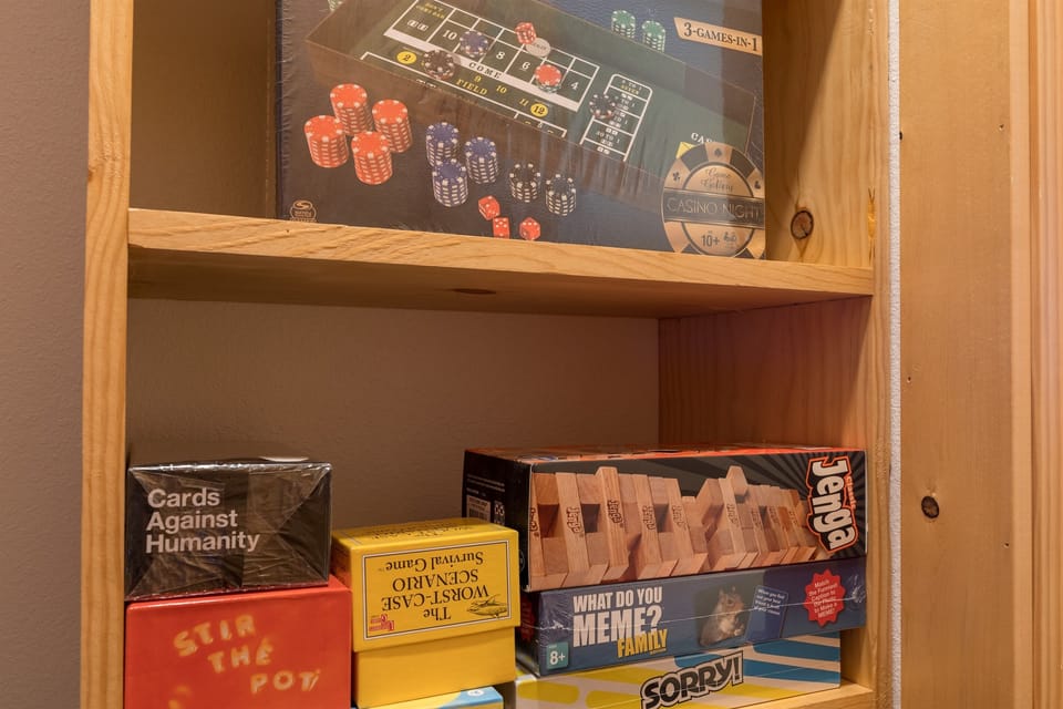 Plenty of games for the whole family!