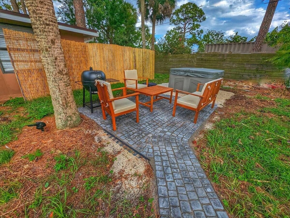 Patio area.