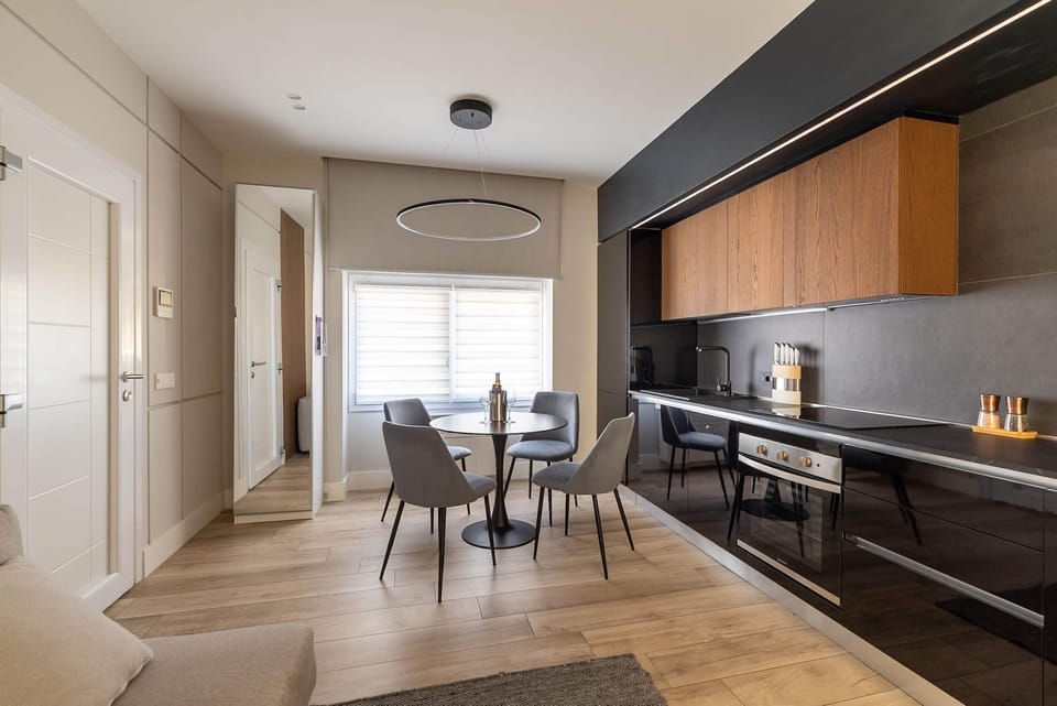 Overview of the Dining Area and Custom CREO-Kitchen
