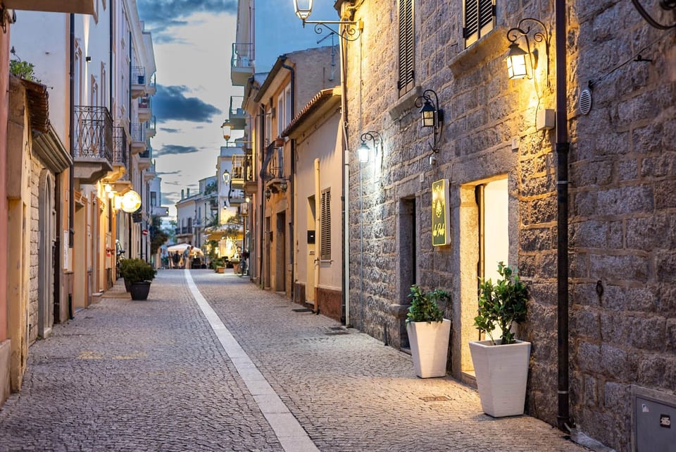 Streets of the Historical City Centre of Olbia