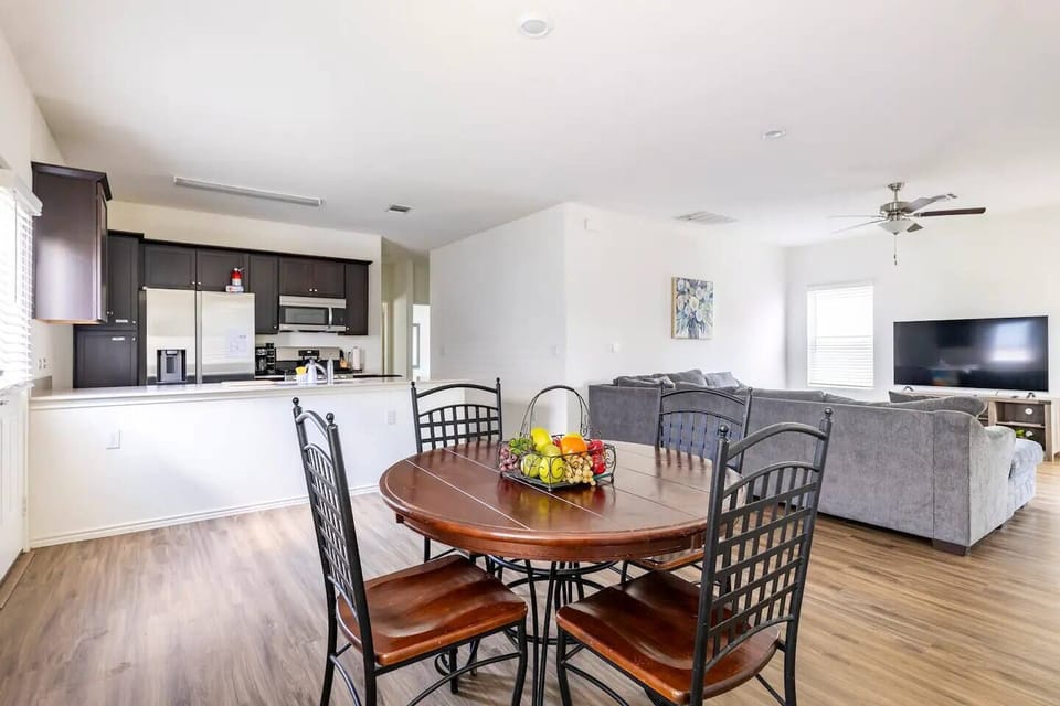 Gather with your nearest and dearest in our cozy living room, where cherished memories and cozy conversations await.