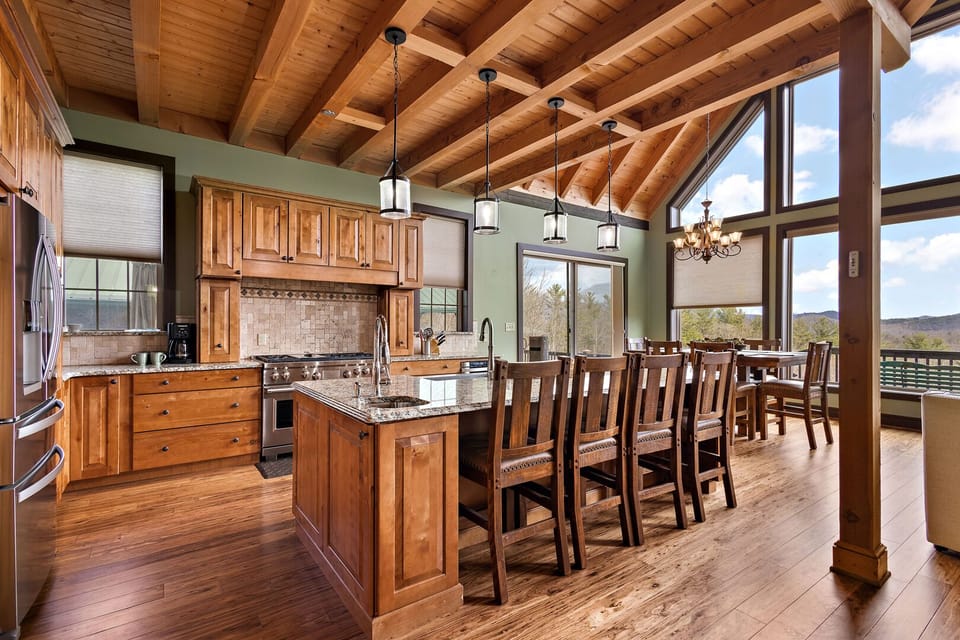 Seating for Four at the Kitchen Island