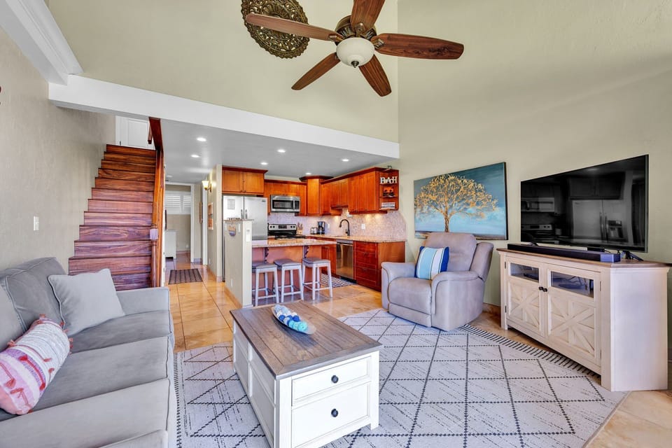 High vaulted ceilings