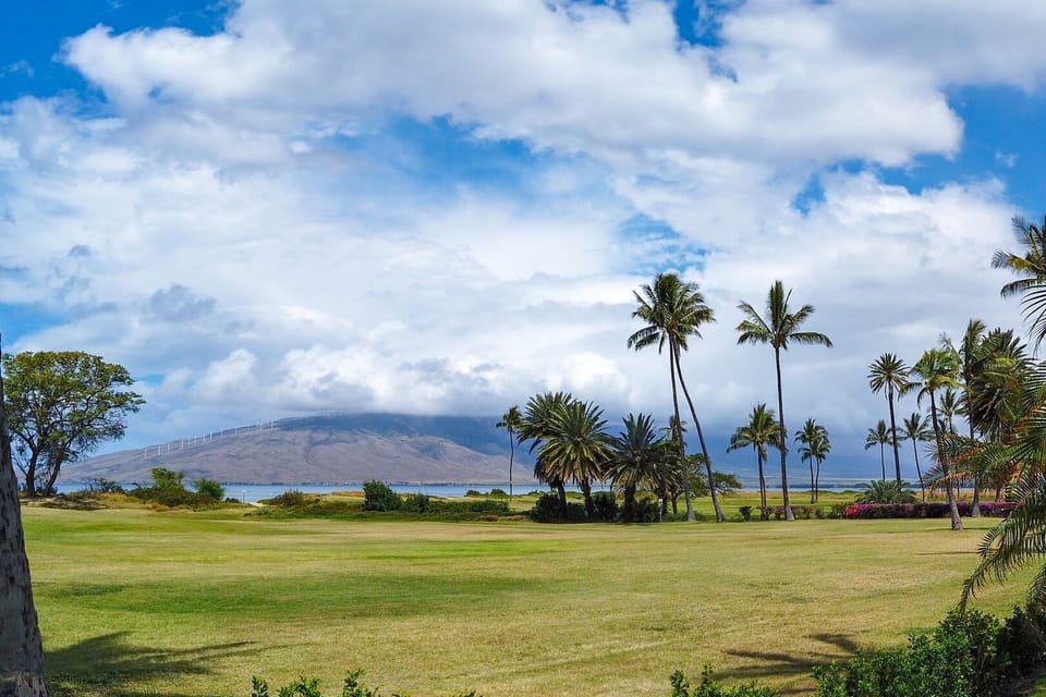 Moloka'i and Lana'i in the distance