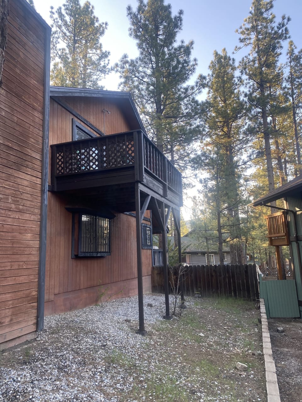 2nd story deck (view from outside)