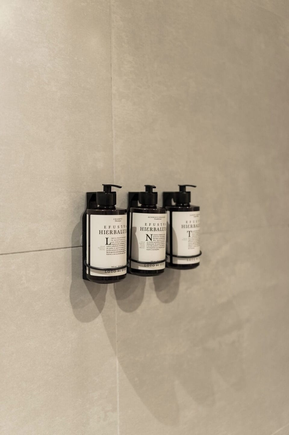 Shower, rainfall showerhead, towels, soap