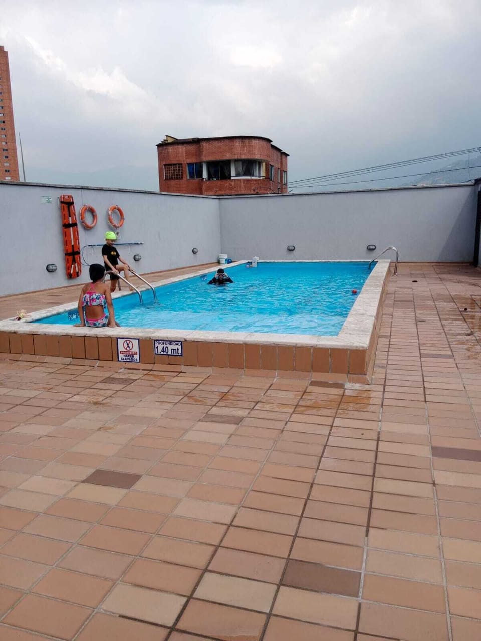 Indoor pool, outdoor pool