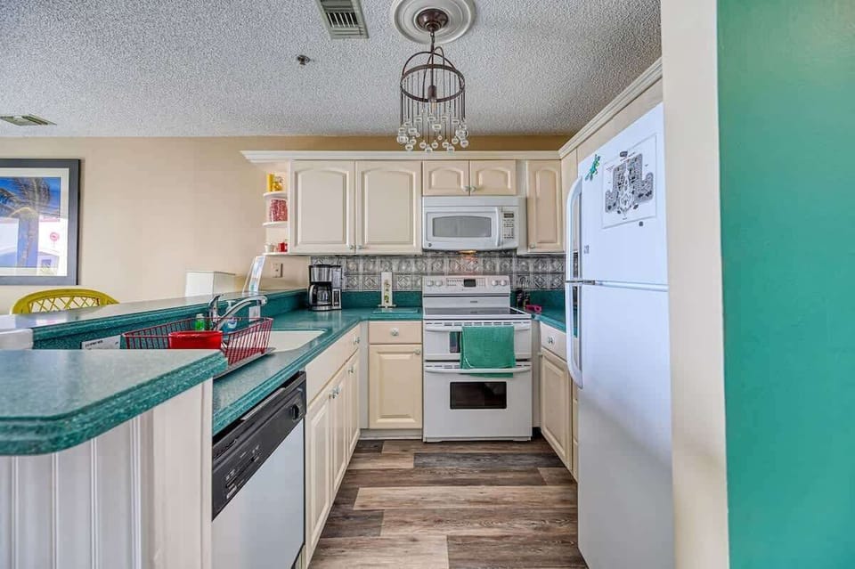 Kitchen with Solid Surface Counters